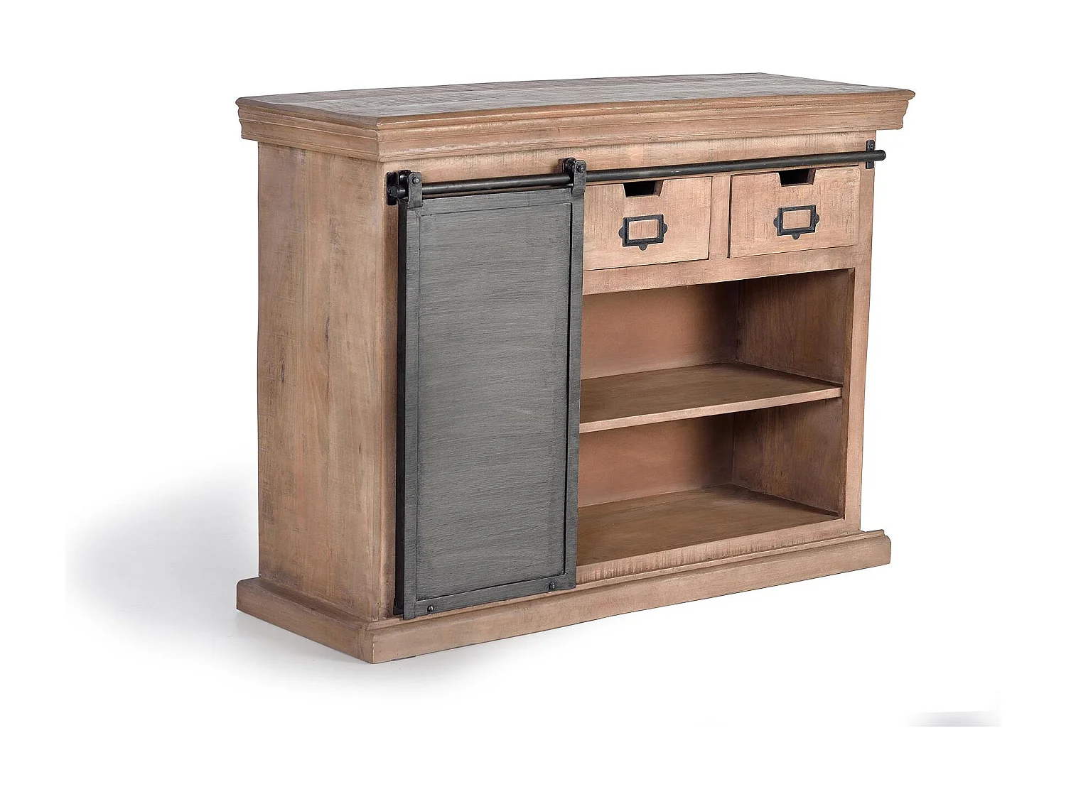 Buffet en bois de manguier e metal