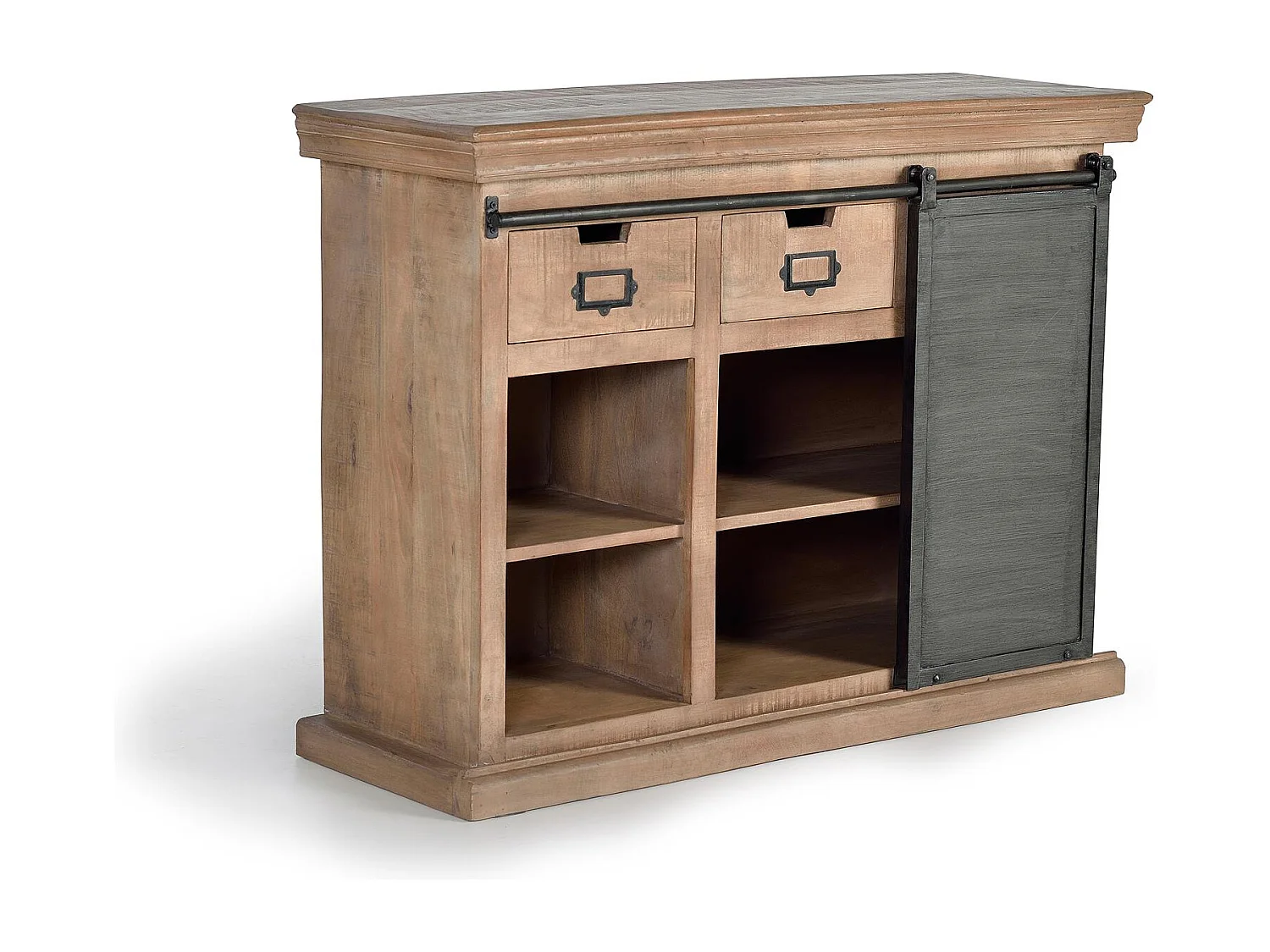 Buffet en bois de manguier e metal