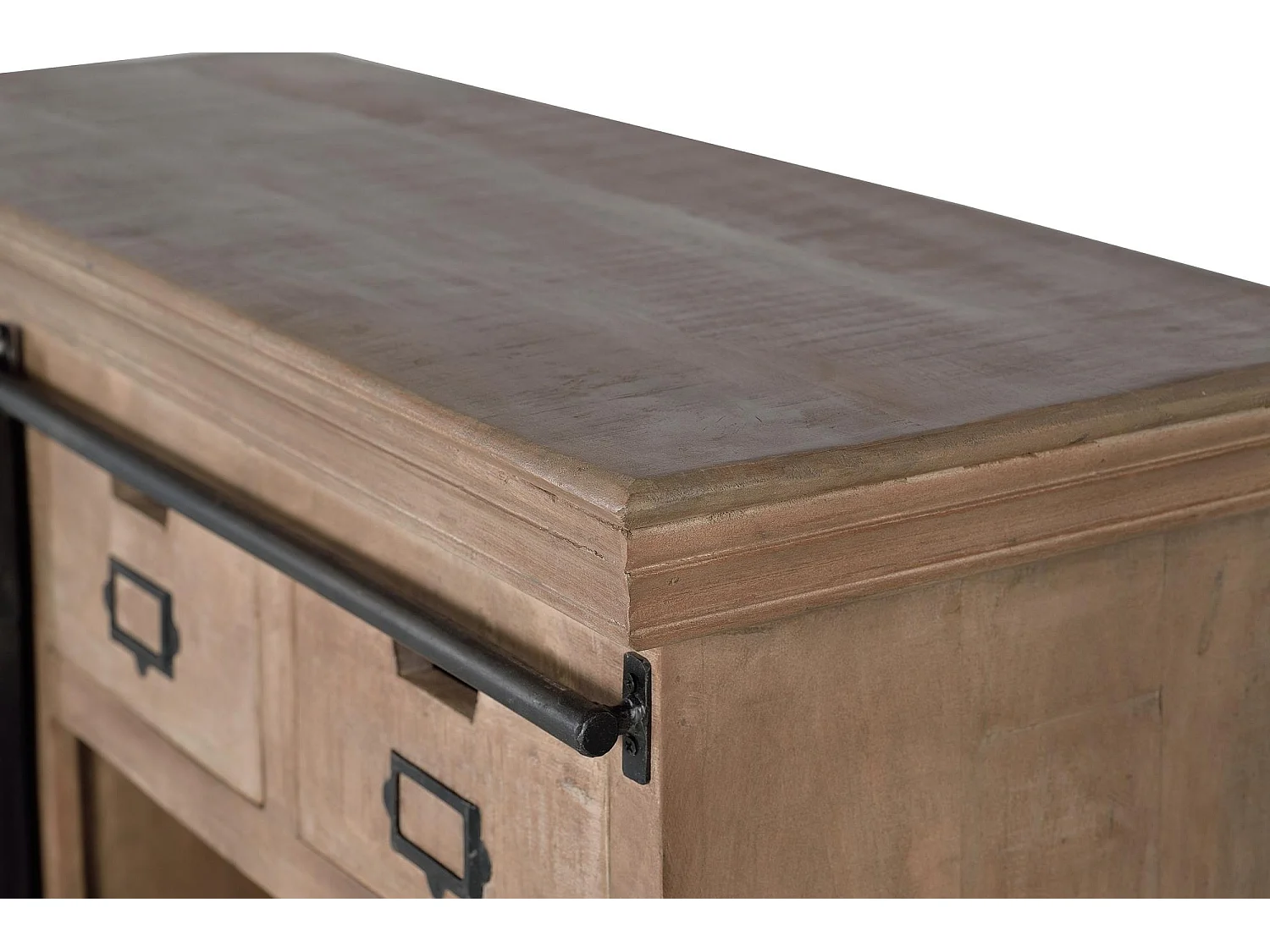 Buffet en bois de manguier e metal