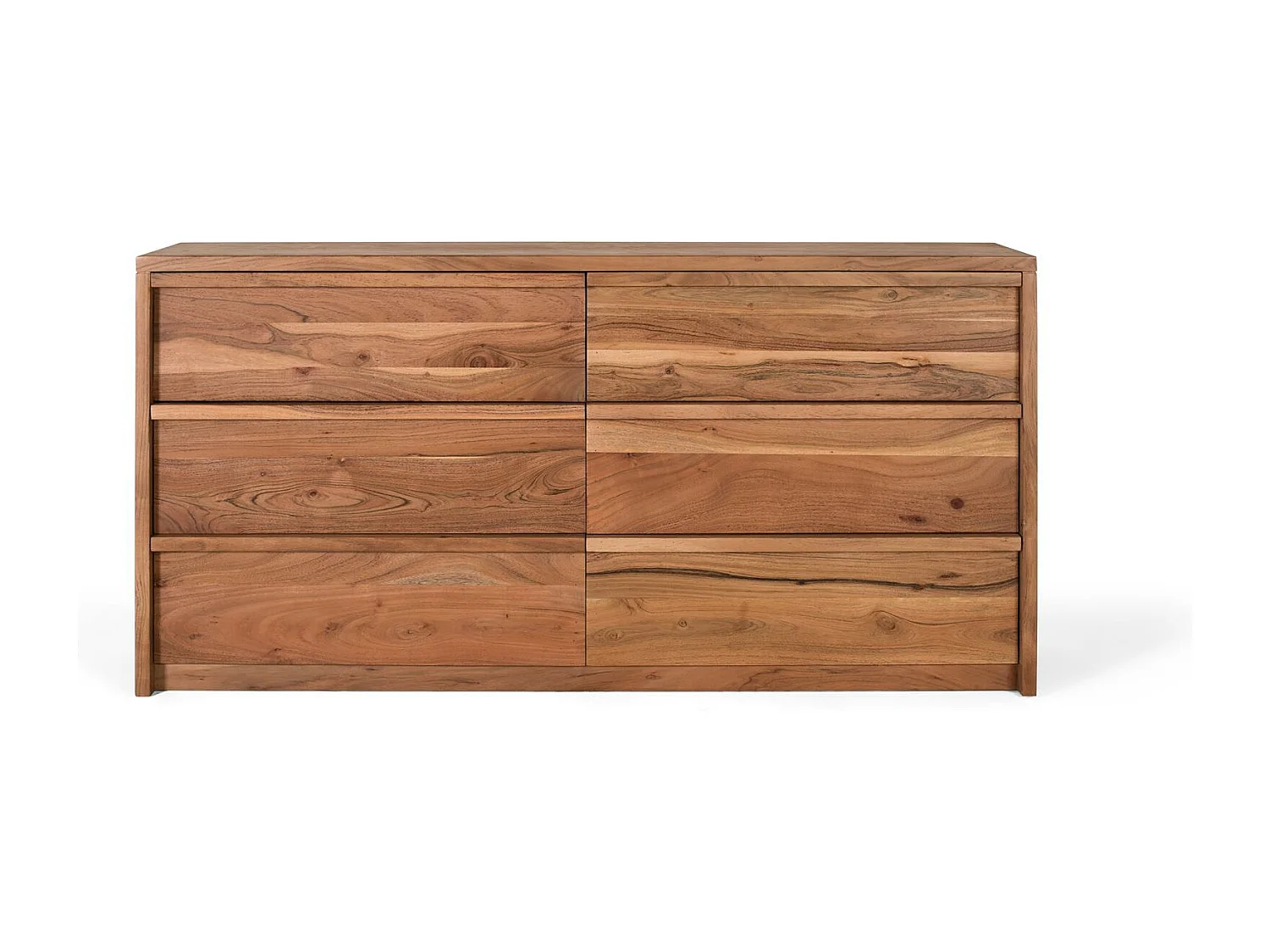 Buffet en bois d'acacia teinte naturelle