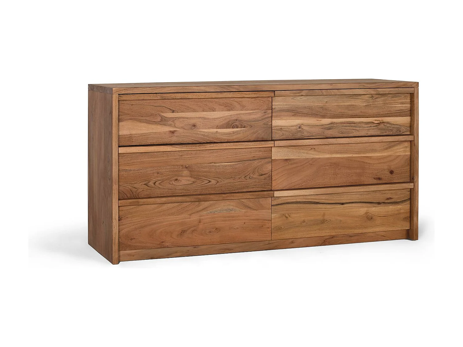 Buffet en bois d'acacia teinte naturelle