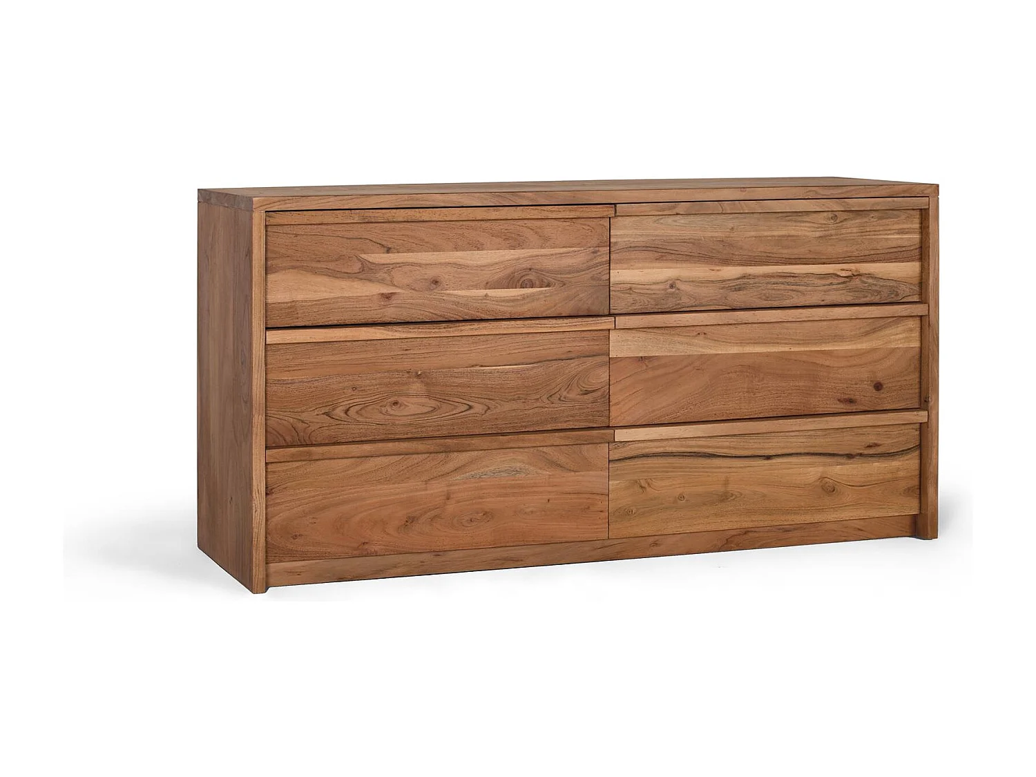 Buffet en bois d'acacia teinte naturelle