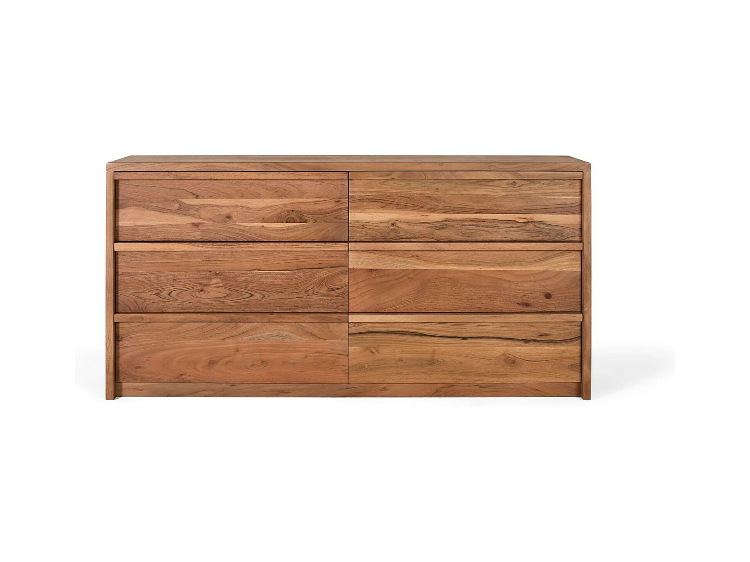 Buffet en bois d'acacia teinte naturelle