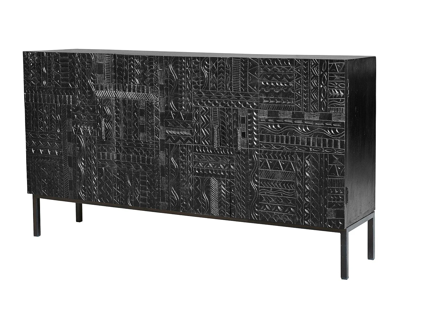 Dressoir van mangohout in etnische stijl - 85x150x40