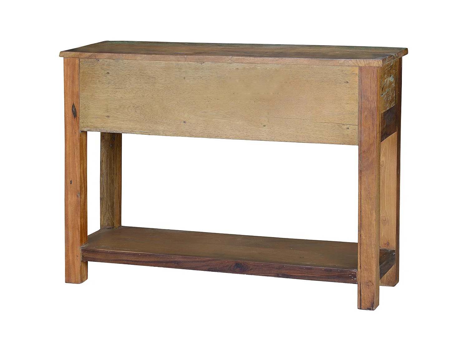 Consola exclusiva madera reciclada multicolor MULTICOLOR.Giner y Colomer 76x33x106