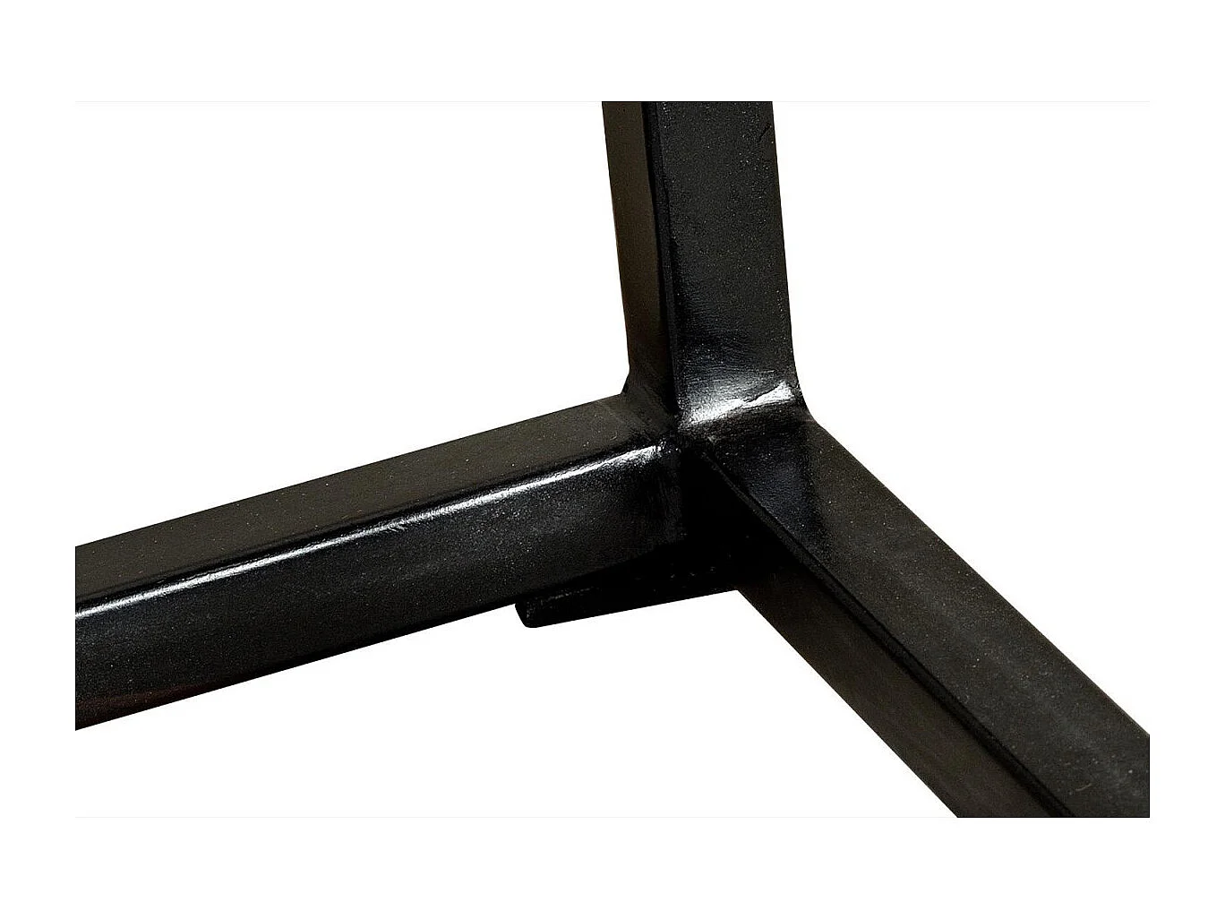 Récepteur en bois de manguier et pieds en métal