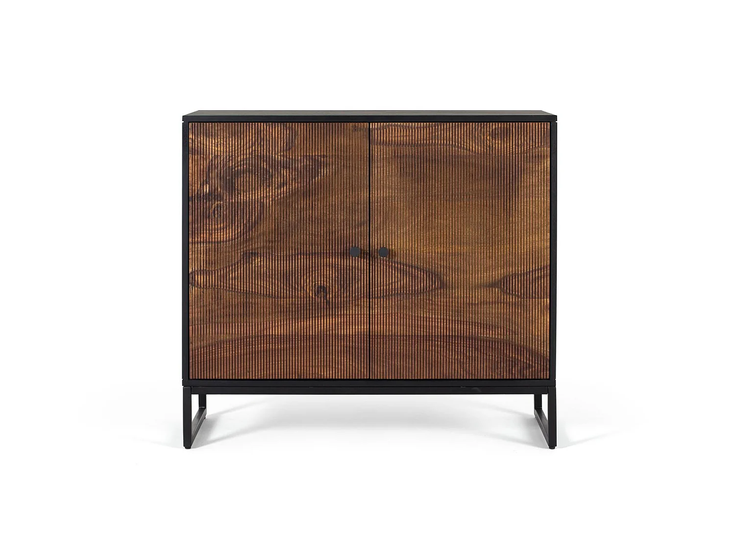 Commode en palissandre et bois de manguier, style rustique moderne, 90 cm - 80 x 90 x 40 cm