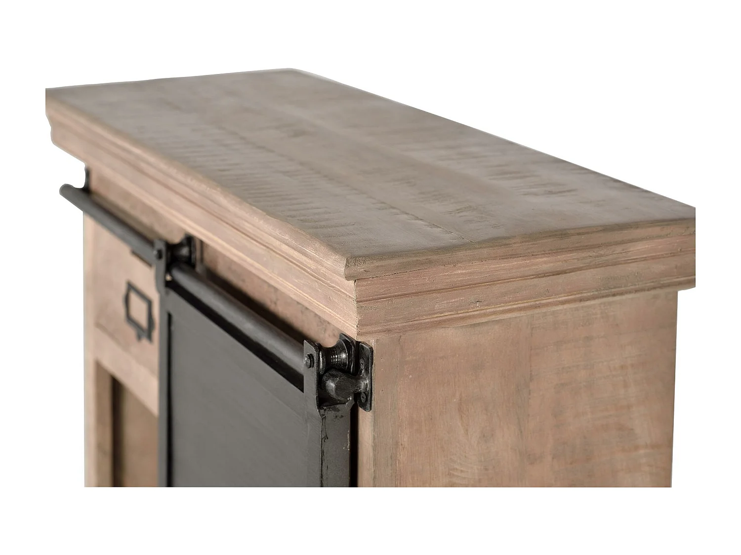 Konsole aus Mangoholz und Metallbeine in den natürlichen Farben Giner und Colomer 85x32x85