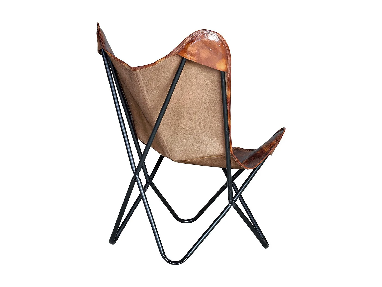 SILLA BUTTERFLY Marrón.Giner y Colomer 95x68x72