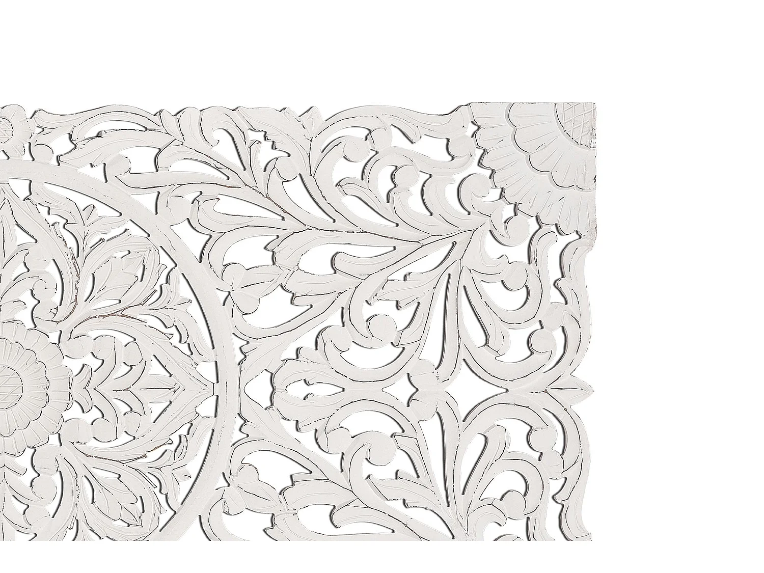 Tête de lit antiek wit beeldje à la main