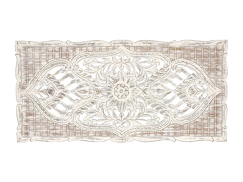 Tête de lit en MDF blanc