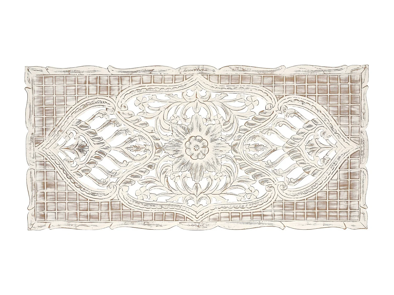 Tête de lit en MDF blanc