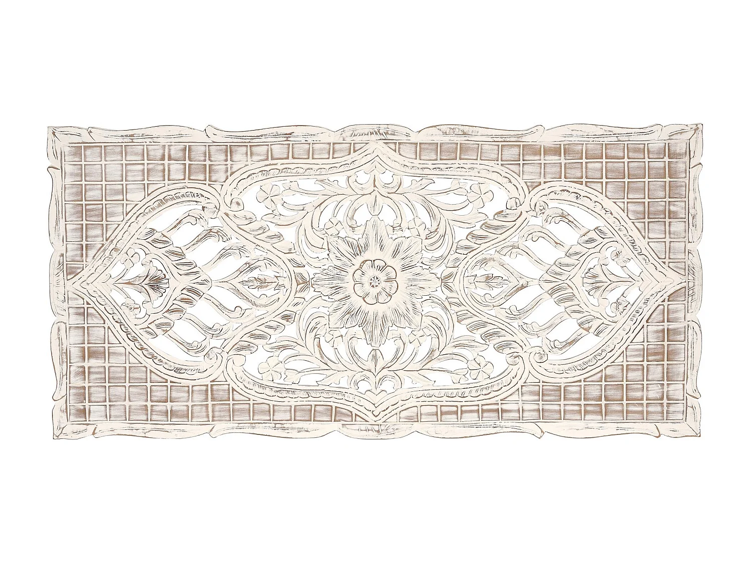 Tête de lit en MDF blanc