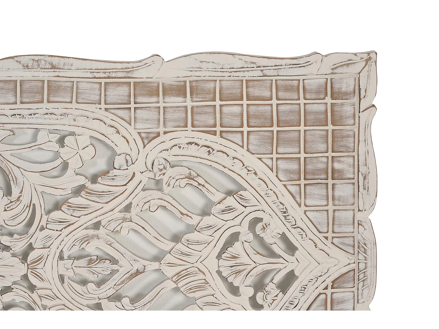 Tête de lit en MDF blanc