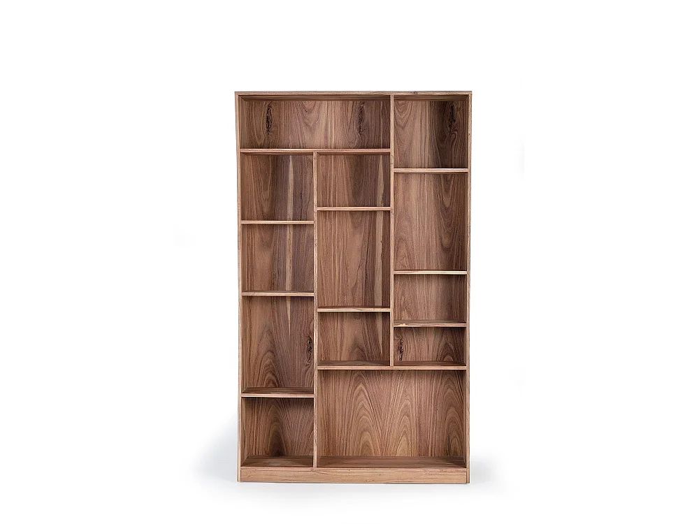 Bibliotheek in bruin manguier 2 meter
