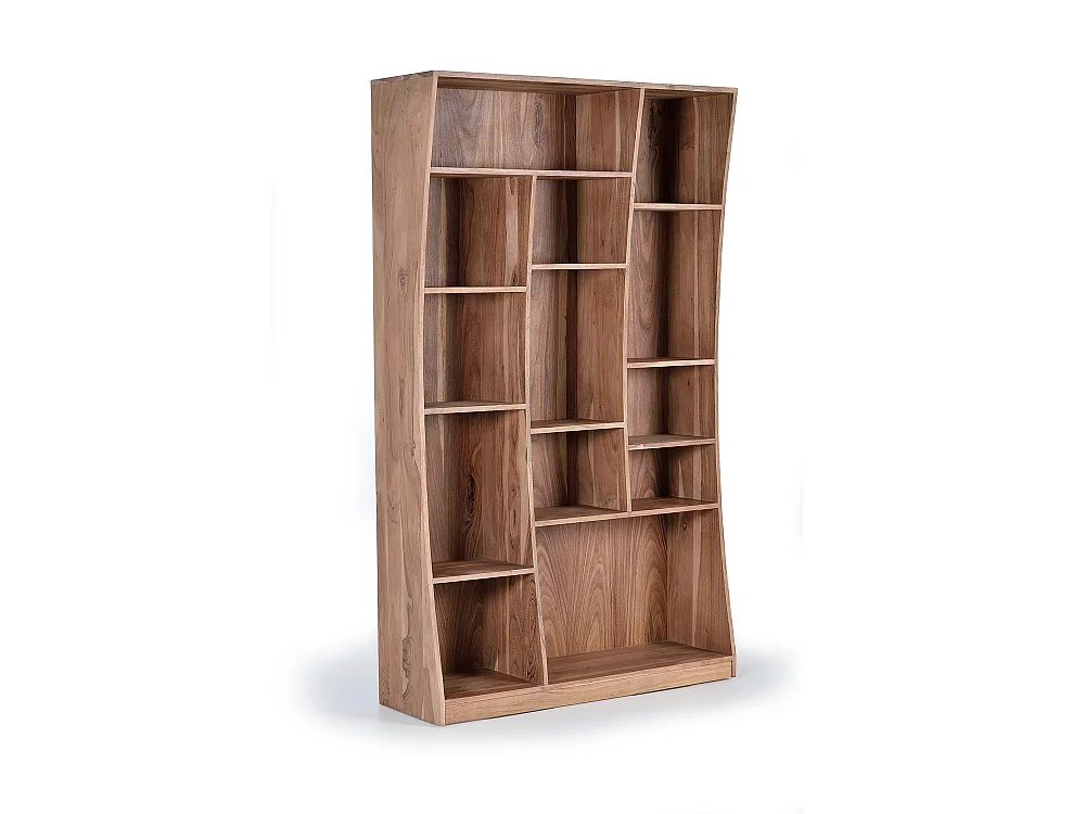 Bibliotheek in bruin manguier 2 meter