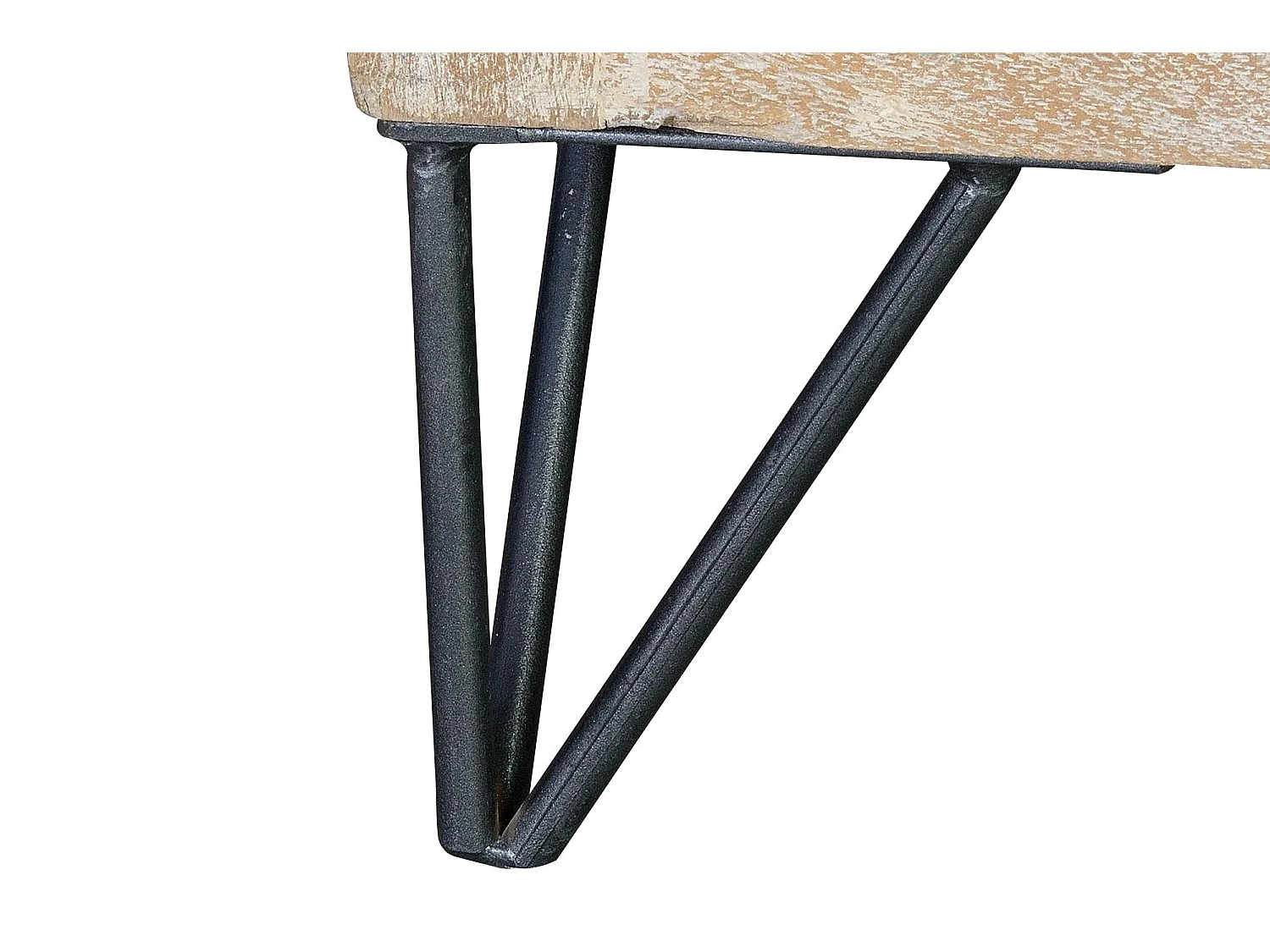 Commode en manguier blanc vieilli