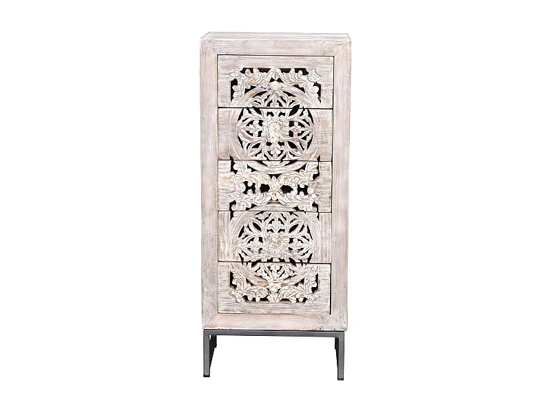 Küchenunterschrank aus Mangoholz