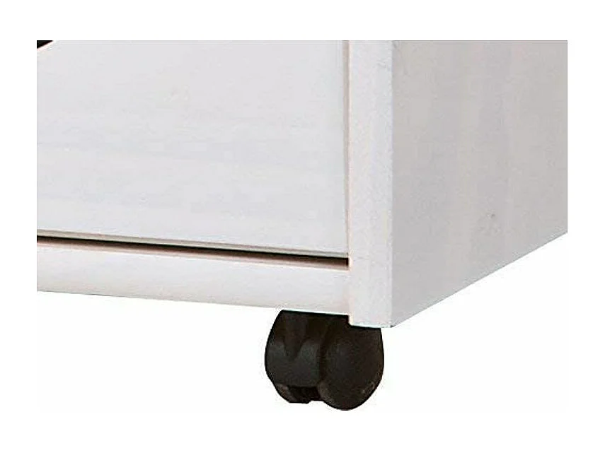 Caisson de Bureau 6 Tiroirs "School" 65cm Blanc