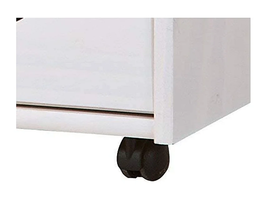Caisson de Bureau 6 Tiroirs "School" 65cm Blanc