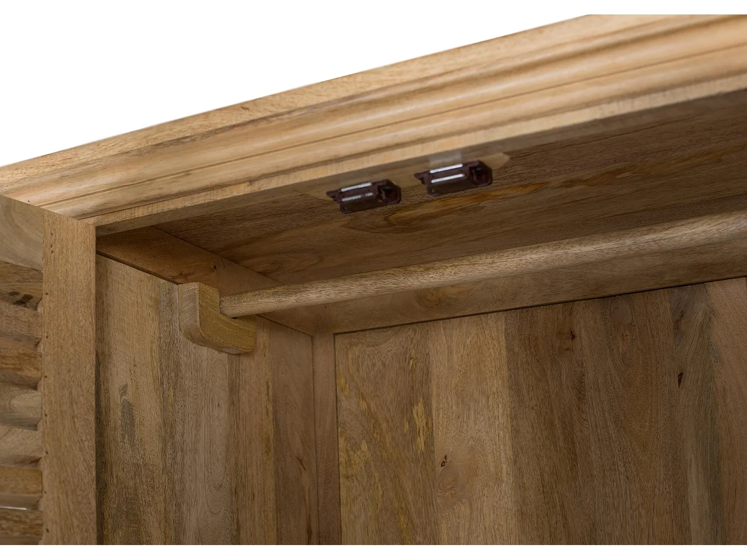 Armadio in legno di mango naturale