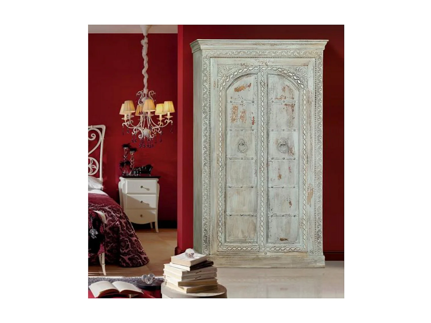 Armoire manguier bleu sarcelle