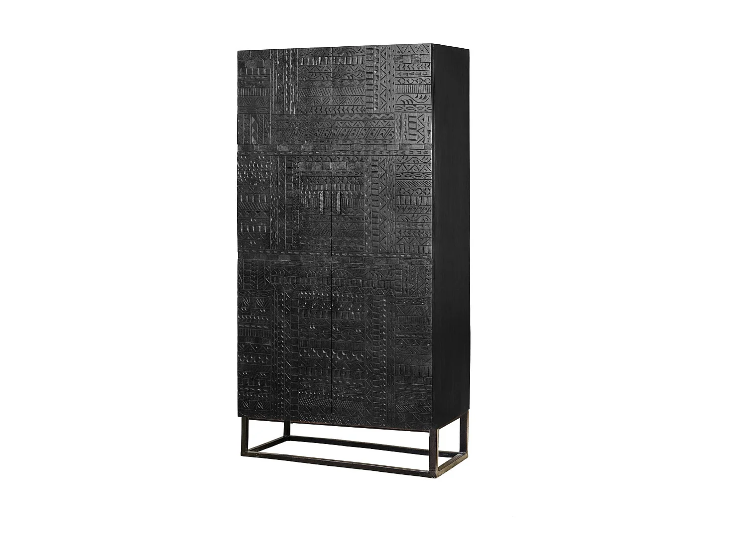 Armoire en manguier bois et pieds en metal