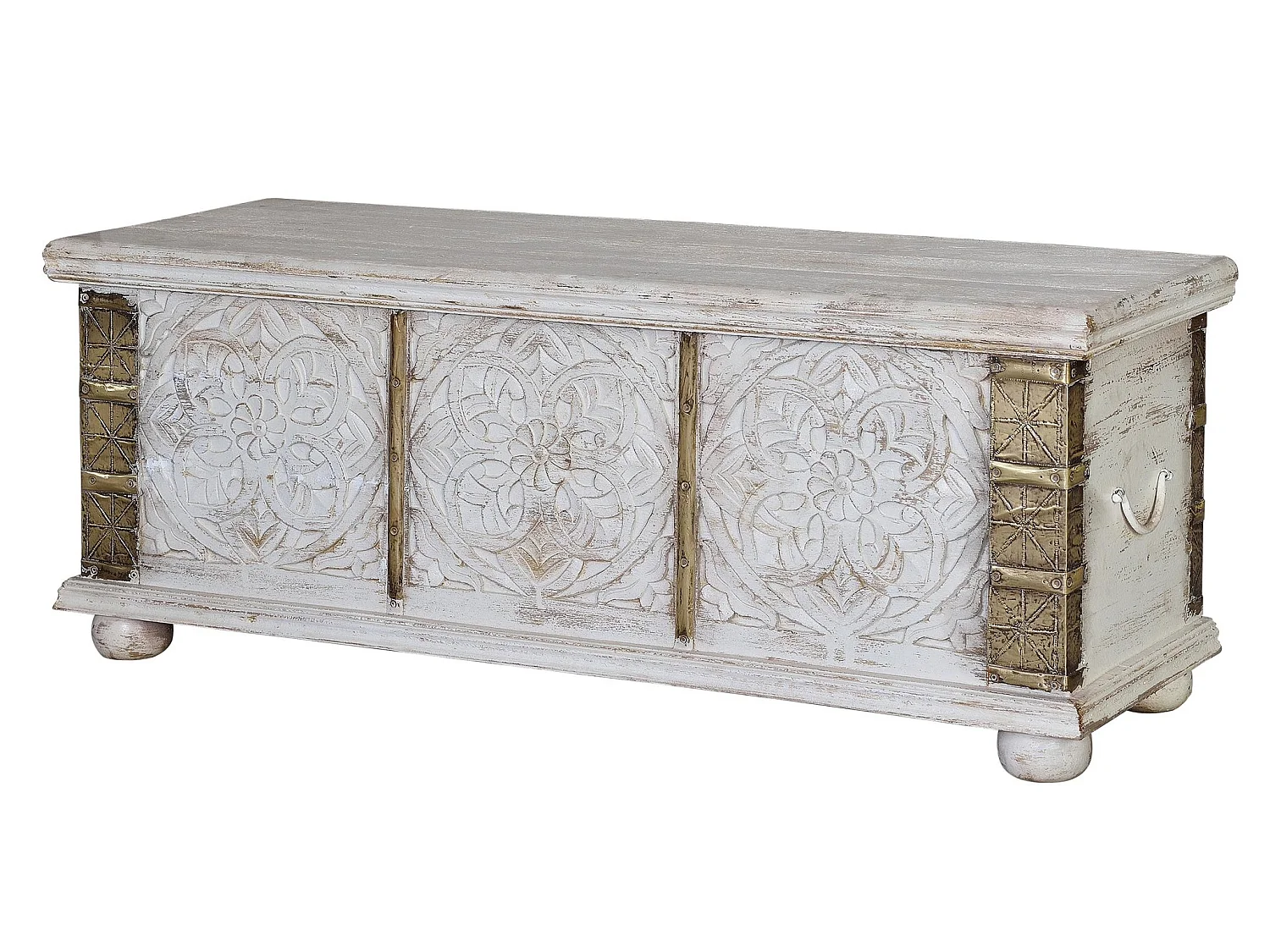 Mangoholzstamm 116 cm, rustikaler Vintage-Stil - 45x116x40 GINER Y COLOMER