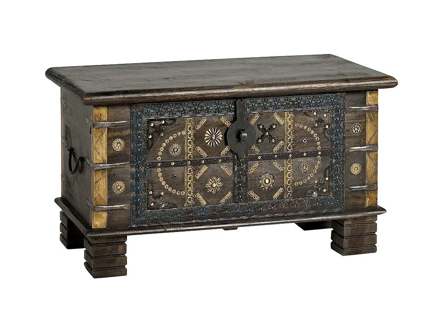 Ciemnobrązowy pień z drewna mango