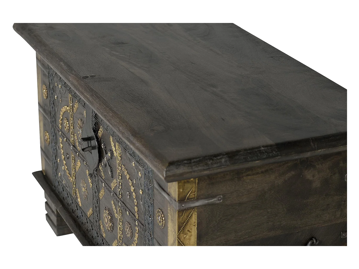 Ciemnobrązowy pień z drewna mango