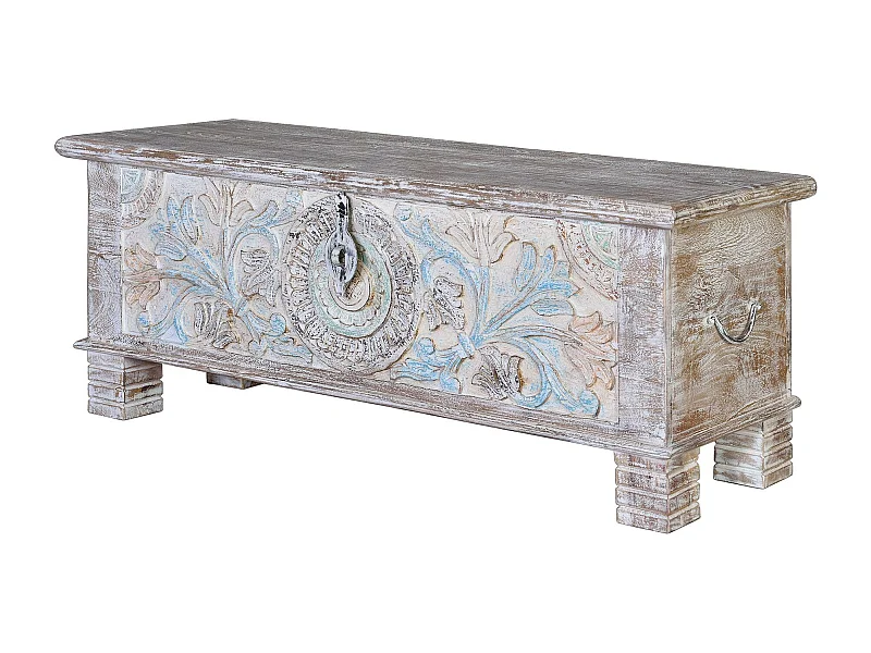 Tronco in legno di mango dai toni pastello MULTICOLOR .45x40x116 Giner y Colomer