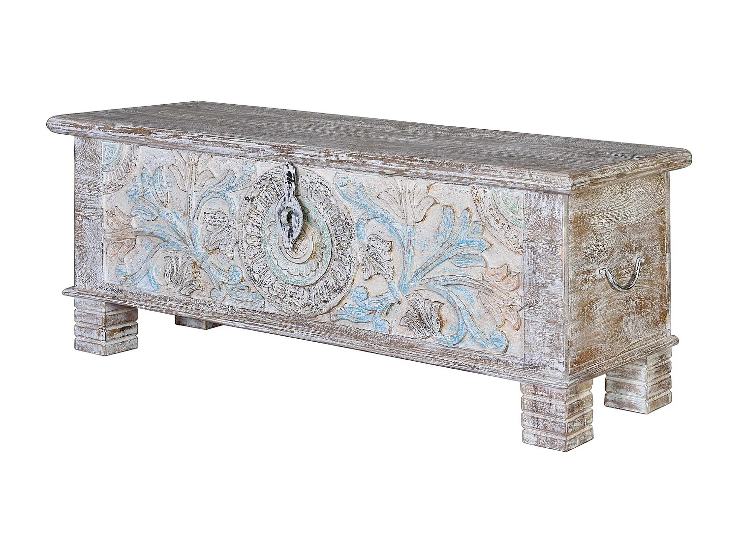 Tronco in legno di mango dai toni pastello MULTICOLOR .45x40x116 Giner y Colomer