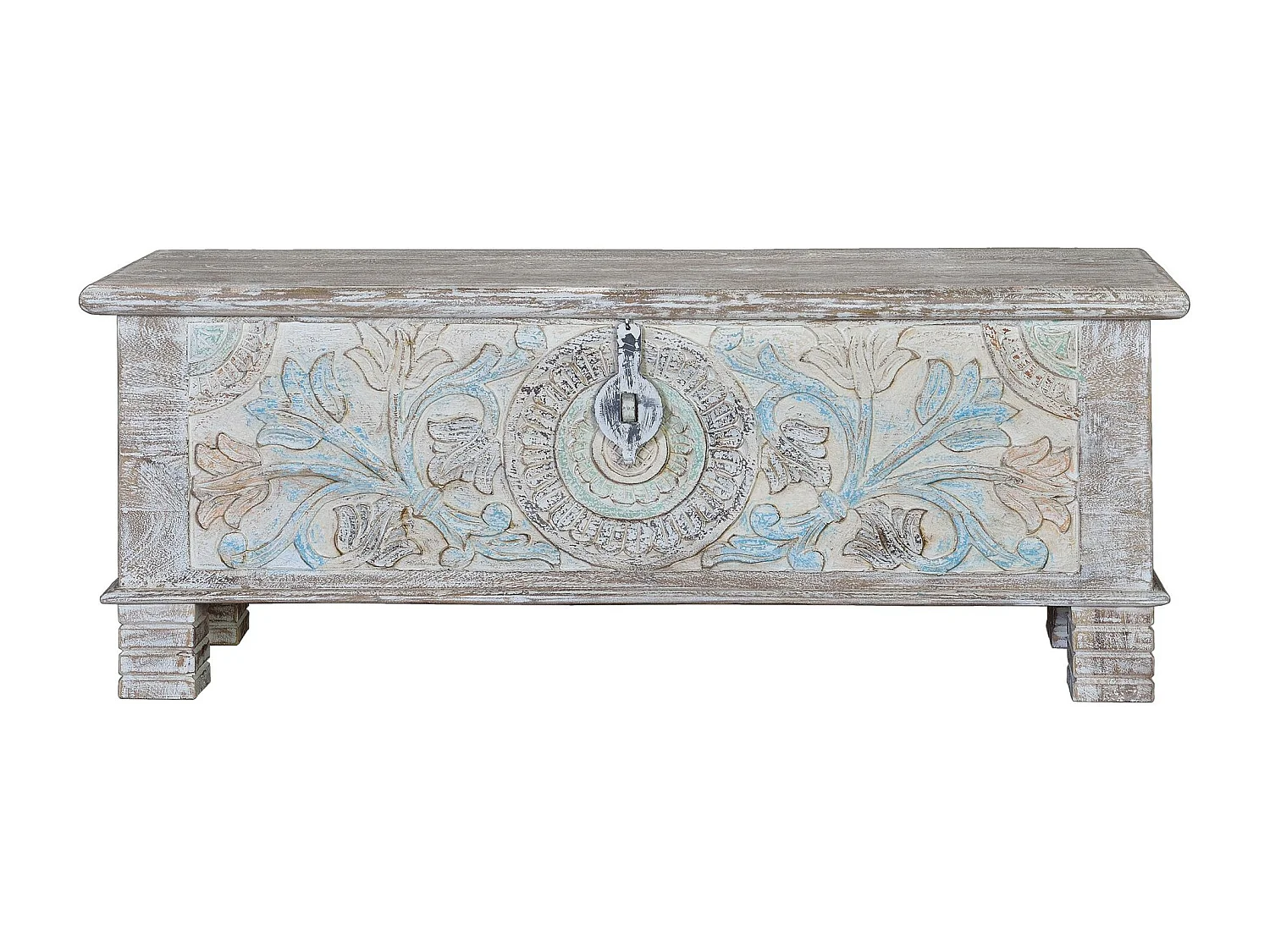 Tronco in legno di mango dai toni pastello MULTICOLOR .45x40x116 Giner y Colomer