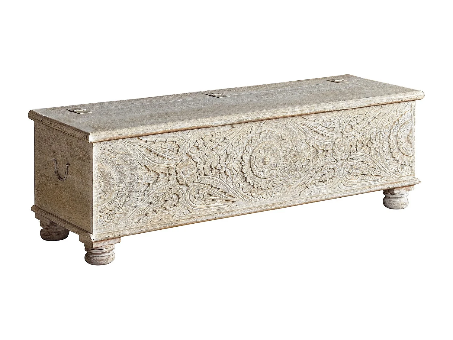 Tronco in legno di mango bianco invecchiato Blanco .60x50x150 Giner y Colomer