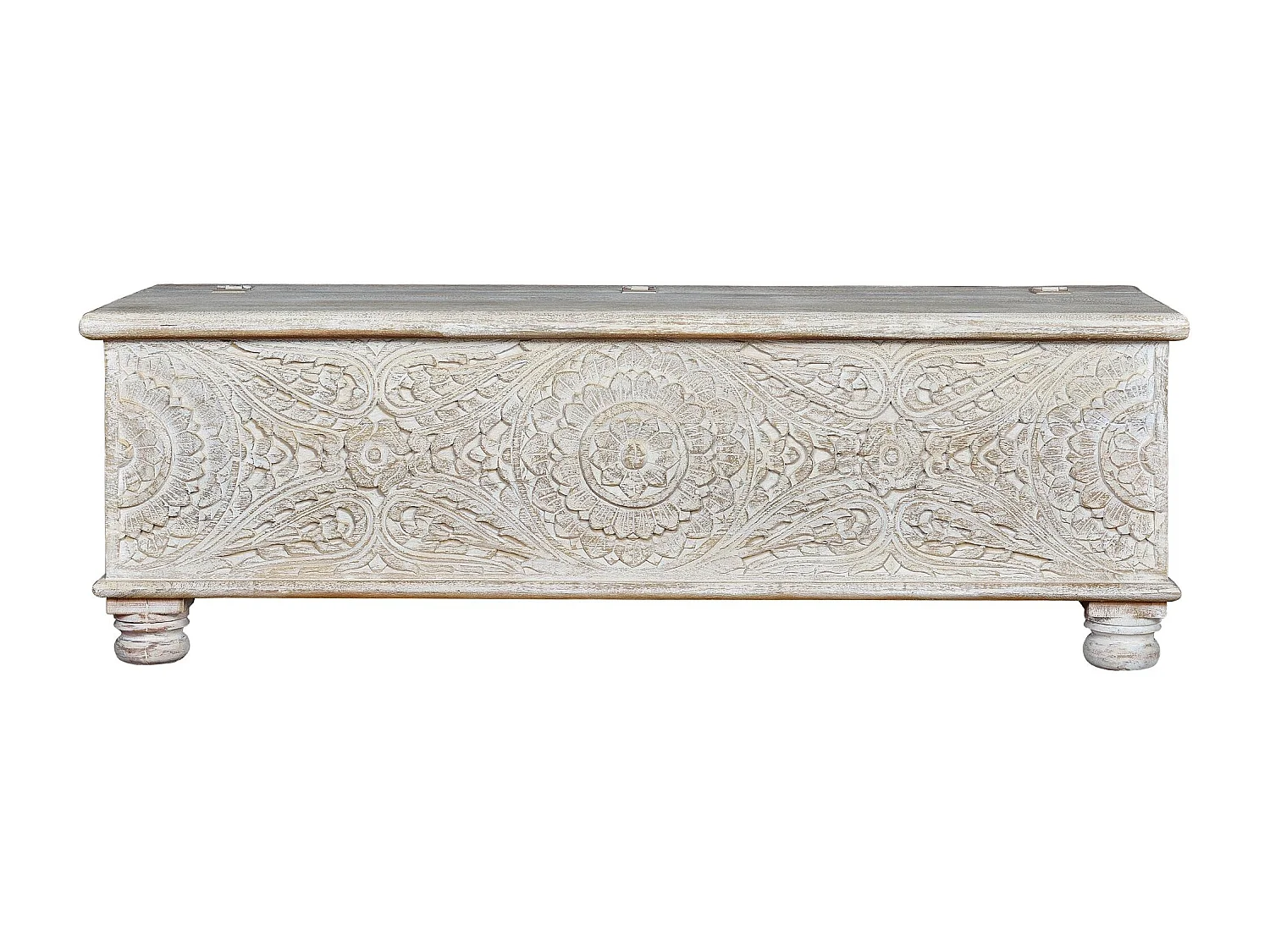 Tronco in legno di mango bianco invecchiato Blanco .60x50x150 Giner y Colomer