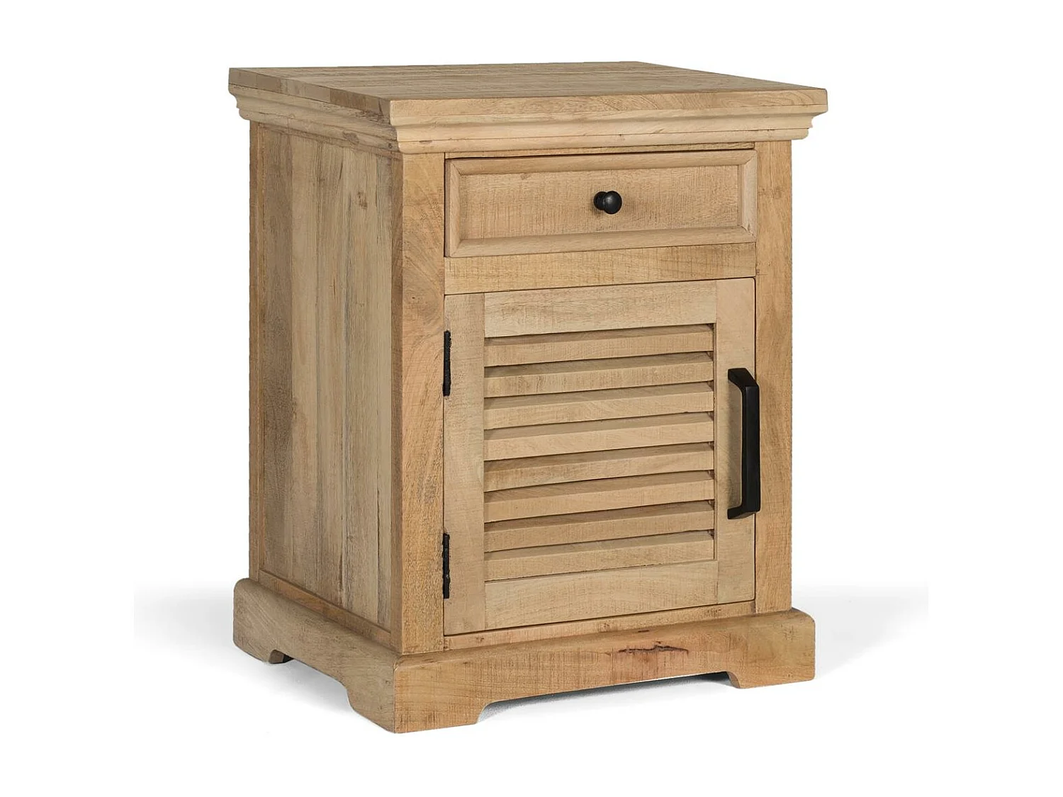 Table de chevet en manguier massif