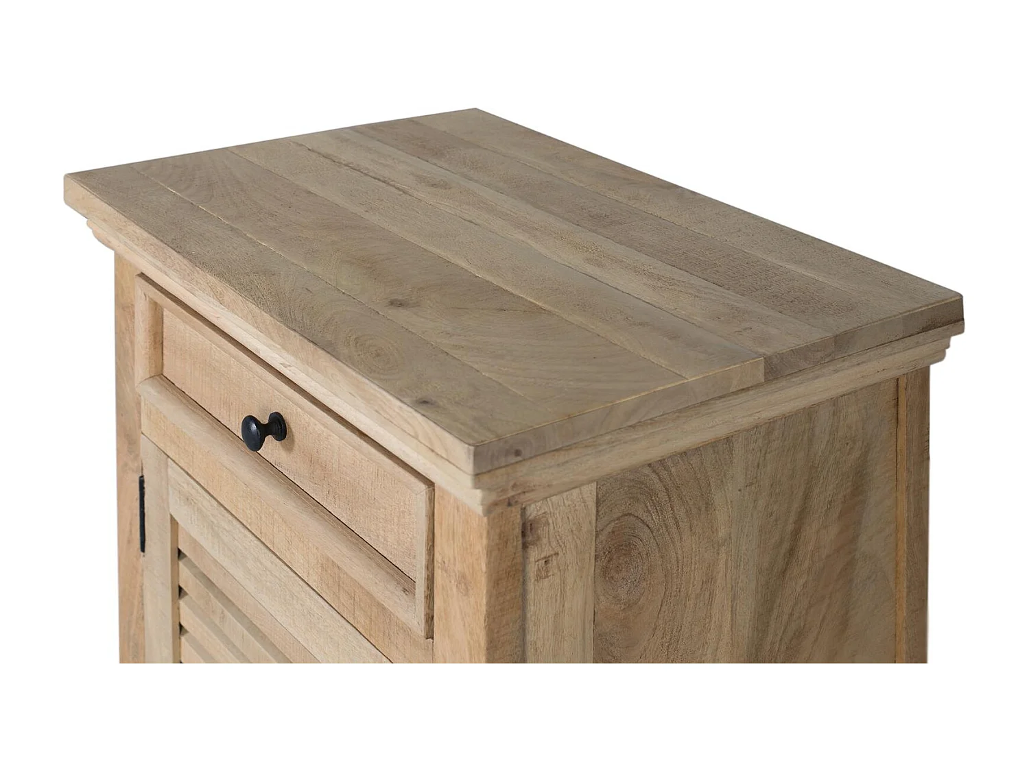 Table de chevet en manguier massif