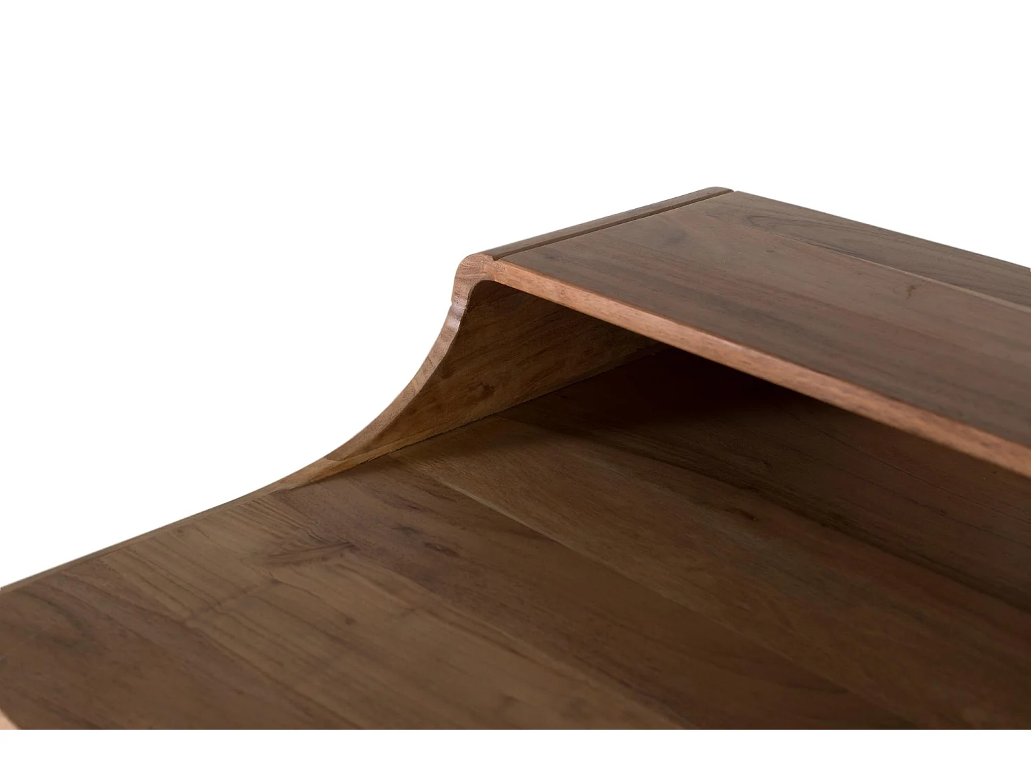 Bureau en bois d'acacia et métal