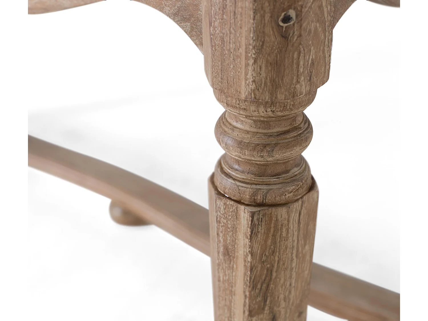 Escritorio con 1 cajón fabricado en madera maciza de acacia natural