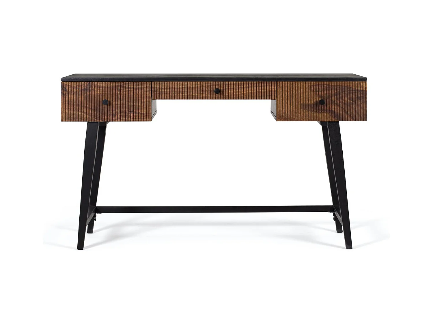 Bureau en bois palissandre et manguier plus métal