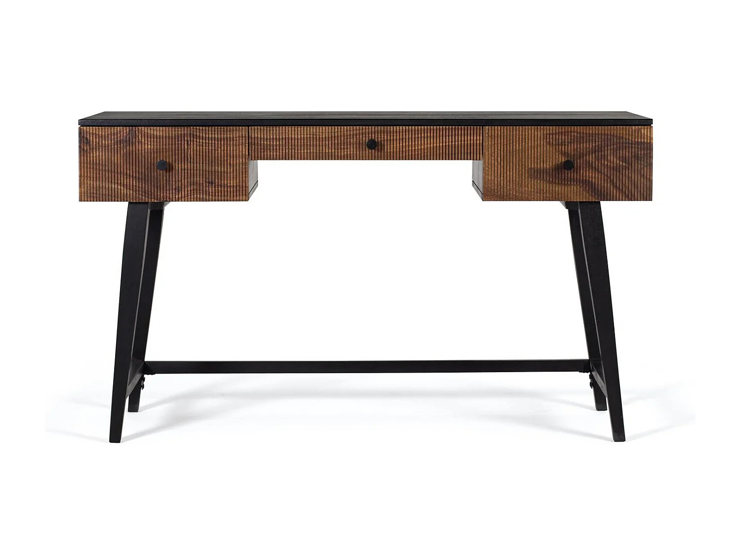 Bureau en bois palissandre et manguier plus métal