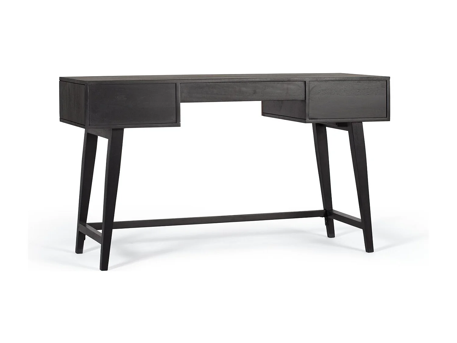 Bureau en bois palissandre et manguier plus métal