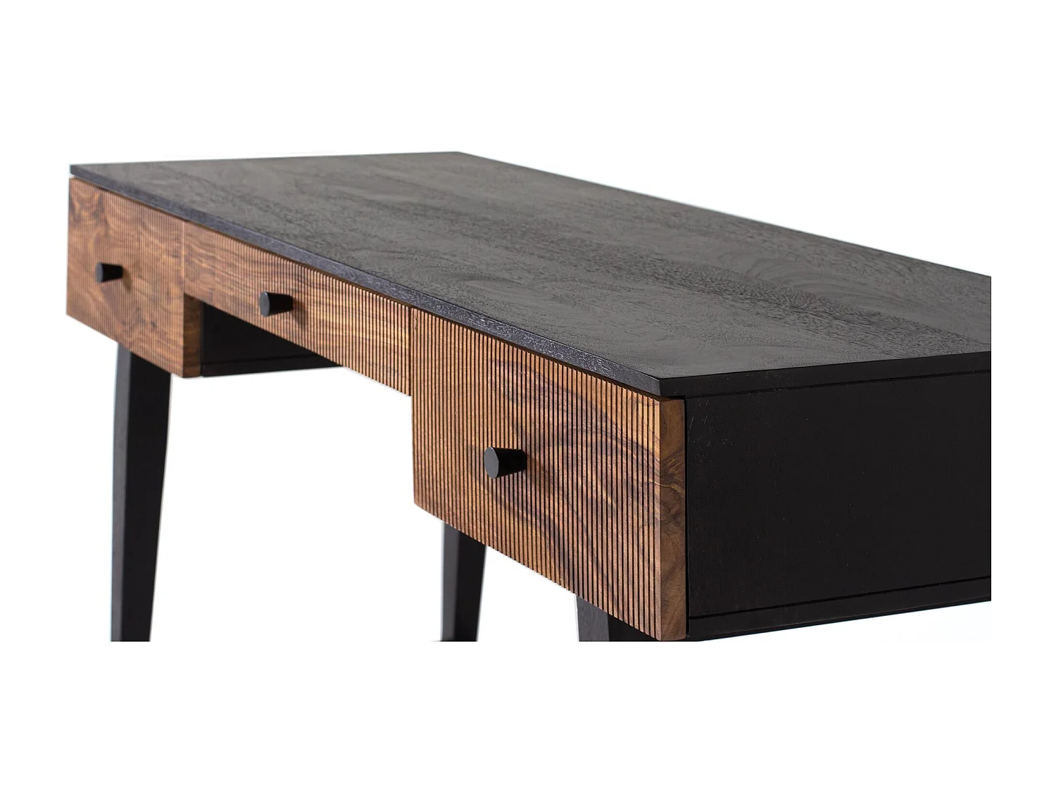 Bureau en bois palissandre et manguier plus métal