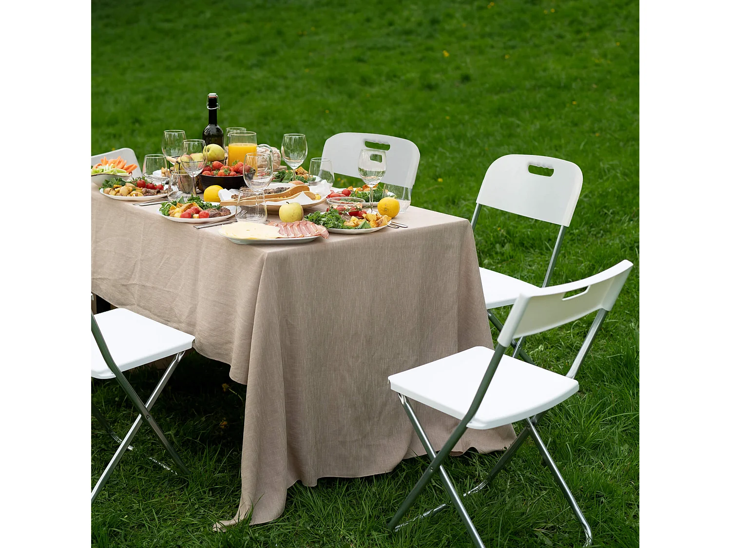 Sedie da Esterno Rebecca Mobili Quiver 88x45x50 Plastica Acciaio Bianco Grigio Moderno SET 2 pezzi Montato