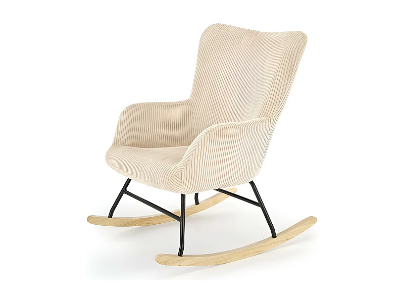 Schaukelsessel Belmiro/Stoff/Beige