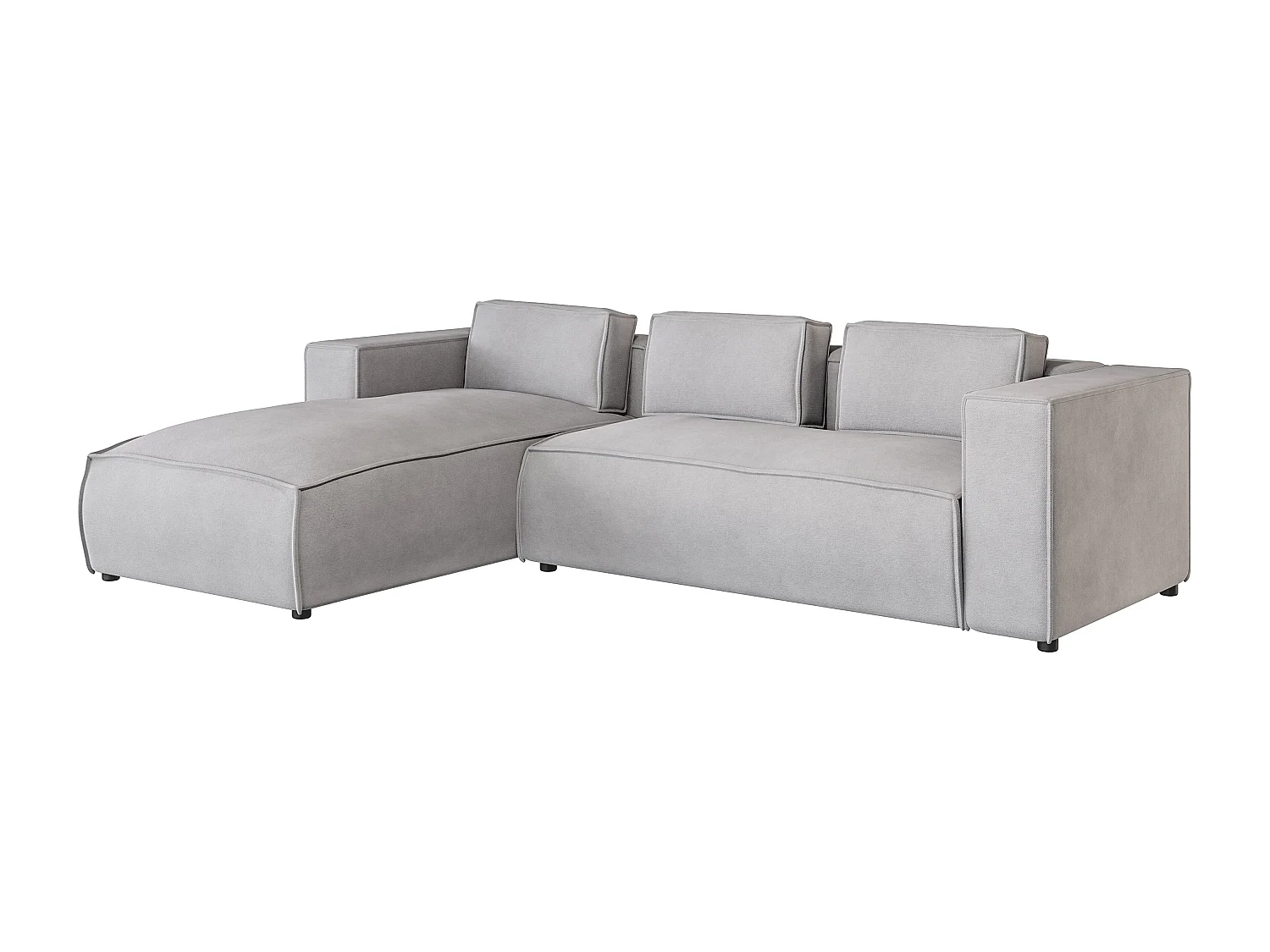 Modernes Ecksofa mit Ottomane Olivia