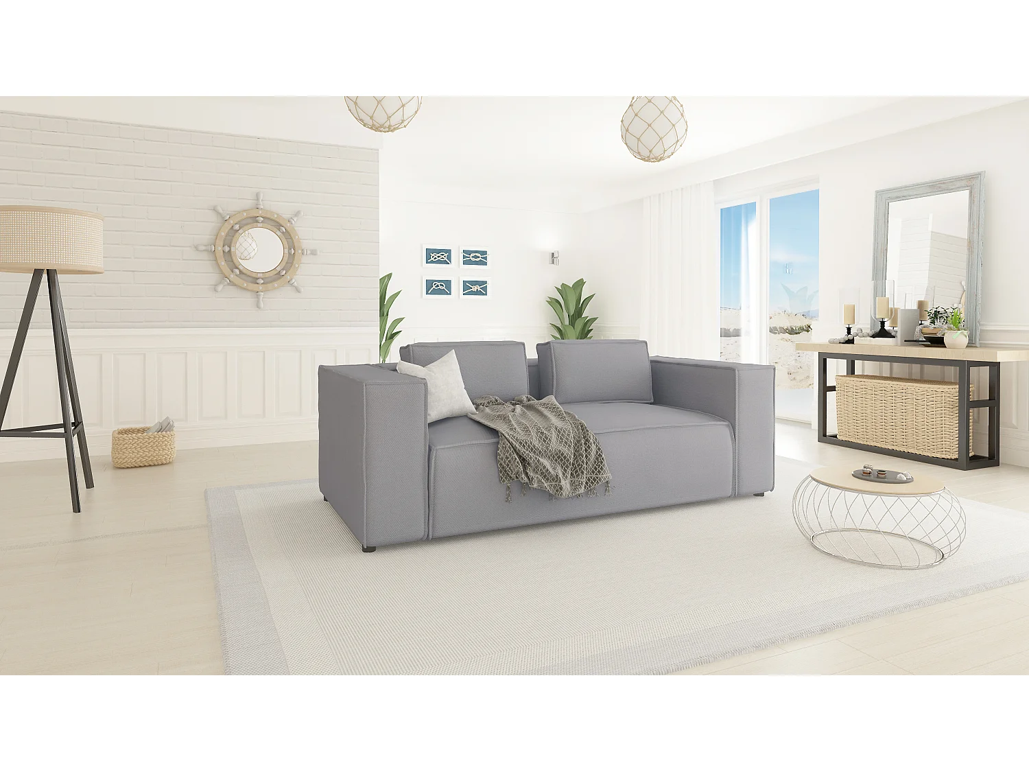 Modernes Sofa 2 sitzer Olivia