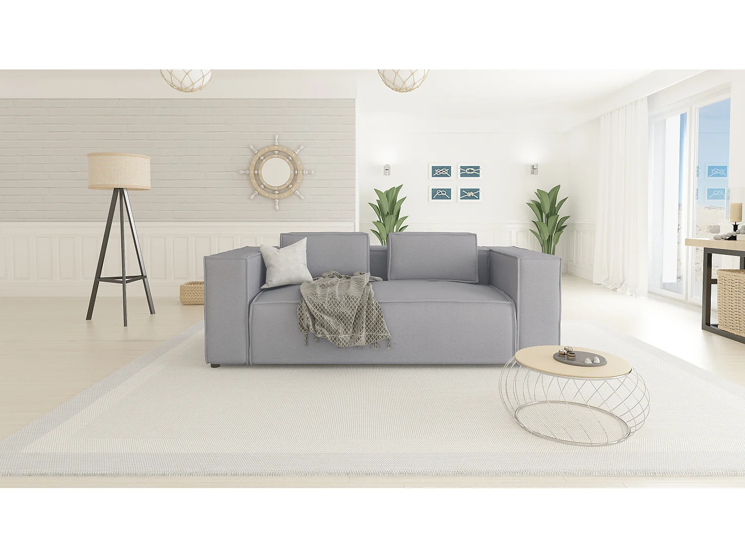 Modernes Sofa 2 sitzer Olivia