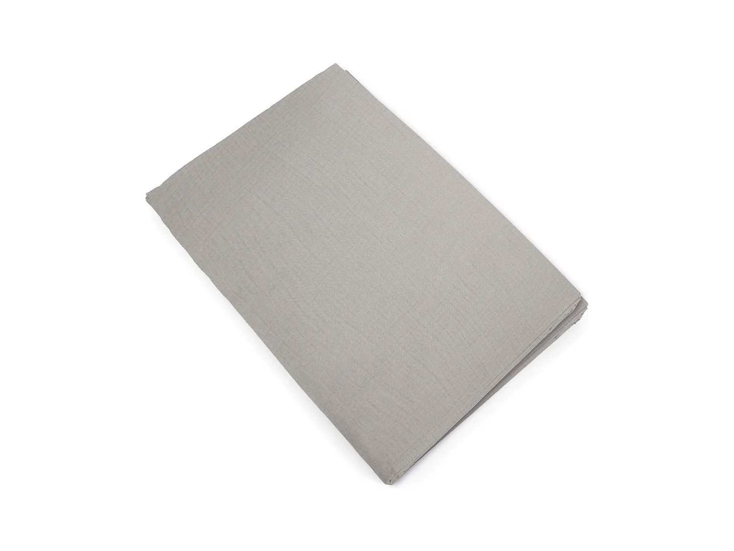 Housse de couette 240x220 cm mousseline de coton MILOS beige ficelle
