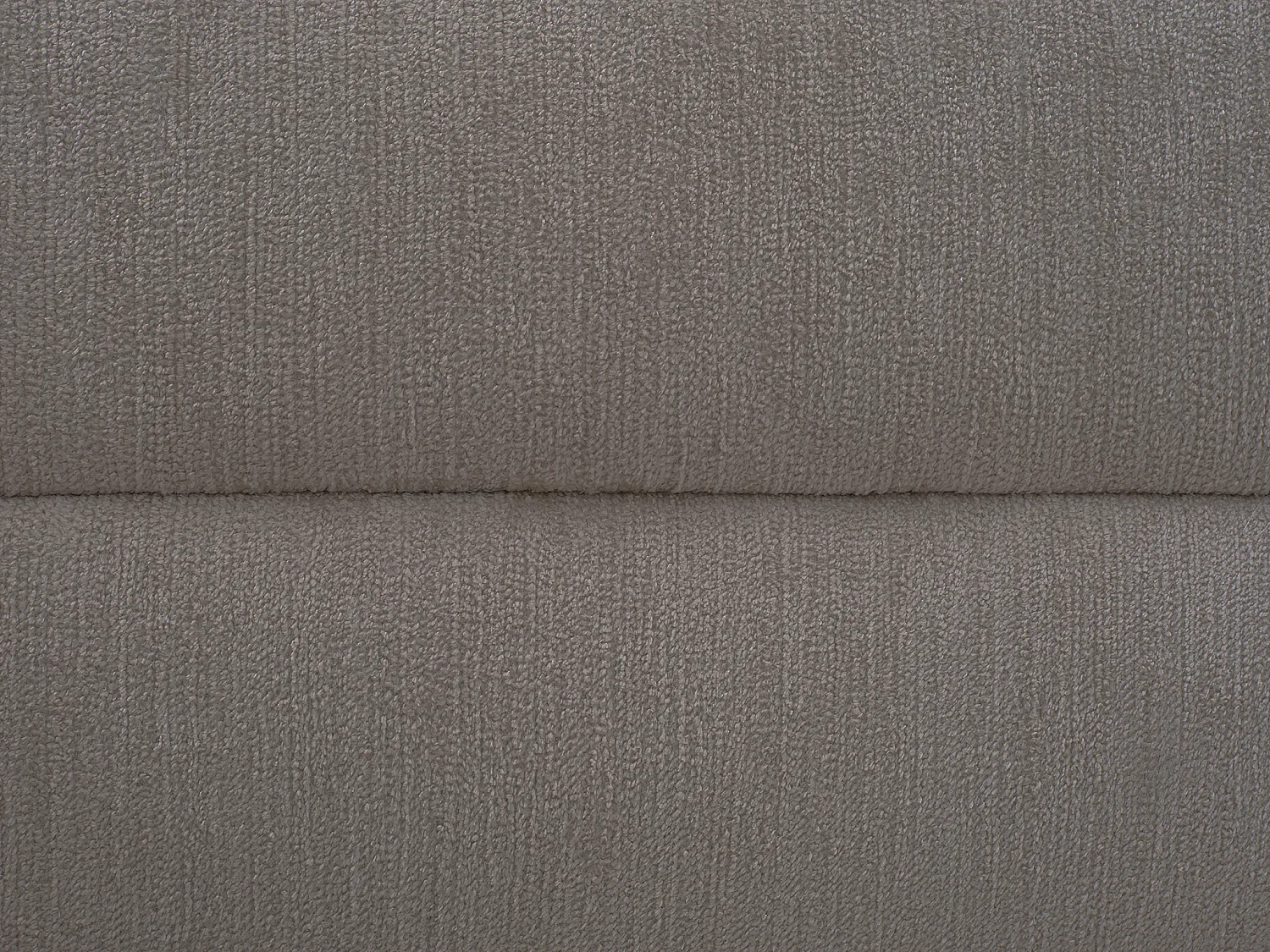 Lit 180 x 200 cm avec tête de lit incurvée - Tissu bouclette - Gris - LARUMO de Maison Céphy